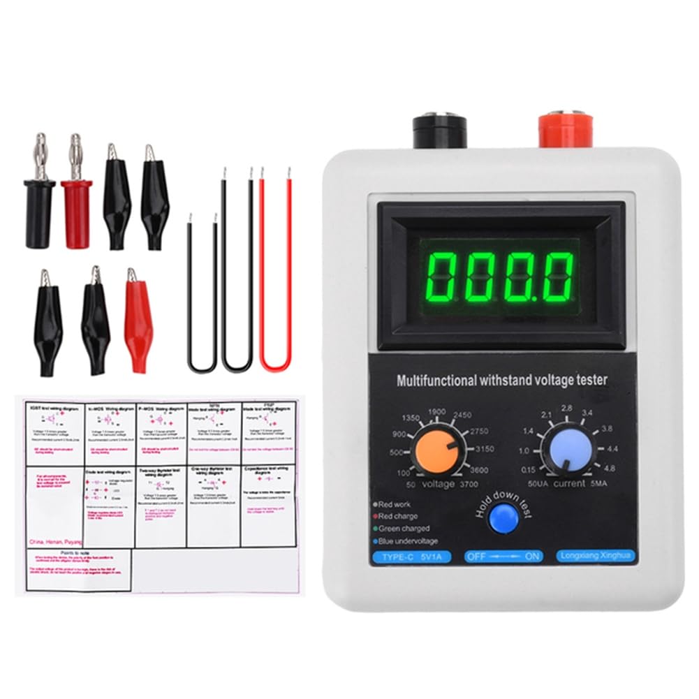 0 V - 3500 V IGBT-Spannungsfähigkeit Transistortester Diode MOS Triode LED Spannungsfähigkeit für MOV-Tester Grün