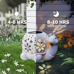   Solar-Garden-Outdoor-Lights-Turtle-Outdoor-Statues-Garden-Decor-Solar-Lantern-with-Waterproof-Indoor-Tortoise-Decorations-for-Patio-Lawn-Yard-Gardening-Gifts-for-Women-Mom-Grandma