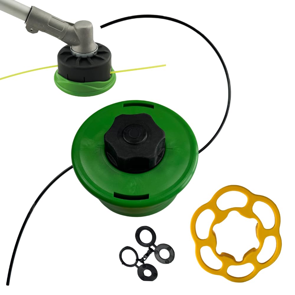 Testina Filo batti e vai Universale per Decespugliatore Ø3 mm con Magic Key – Ricarica Rapida Senza Smontaggio Capacità 9 Metri Compatibile con macchine come Stihl Husqvarna Echo efco