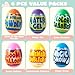 JOYIN 6pcs Prefilled Easter Eggs with Toys, Plastic Eggs with Science Experiment, Basket Stuffers for Boys & Girls, Easter Theme Party Favors
