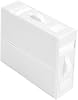 Clothes Storage bag Bed Sheet Set Storage Box Fabric Visible Window Zipper Folding Blanket Finishing Box Wardrobe Bedding Storage Closet Organizer(White)