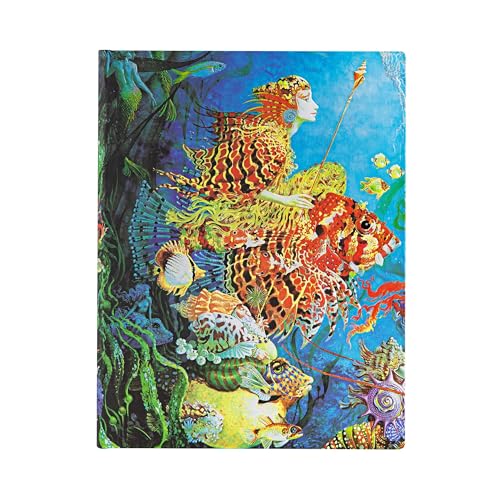 Paperblanks | Fantasie del Mare | Diari a copertina rigida | Ultra | Bianco