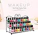 AIFUSI Nail Polish Holder, 3 Tier Nail Polish Rack Metal Makeup Organizer Shelf Mountable Essential Oils Perfume Display Storage,Tabletop Counter Display, Wall Hang or Place Decorative