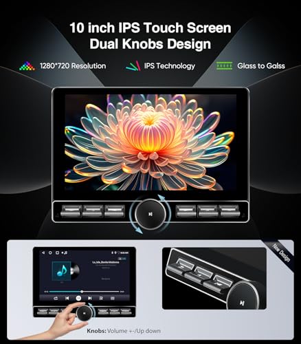 AINAVITO 10" Knob keybutton Car Stereo for Ford F150 04-08 F250/F350 08-16 - image 6