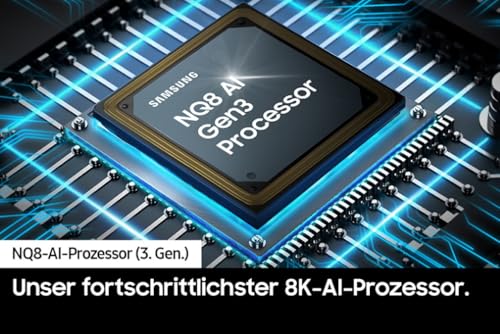Samsung Neo QLED 8K QN900D Fernseher 85 Zoll, Samsung TV mit Neo Quantum HDR 8K Pro, Neural Quantum 8K AI Gen3 Prozessor, 8K AI Upscaling, Smart TV, KI TV, GQ85QN900DTXZG, Deutsches Modell [2024]