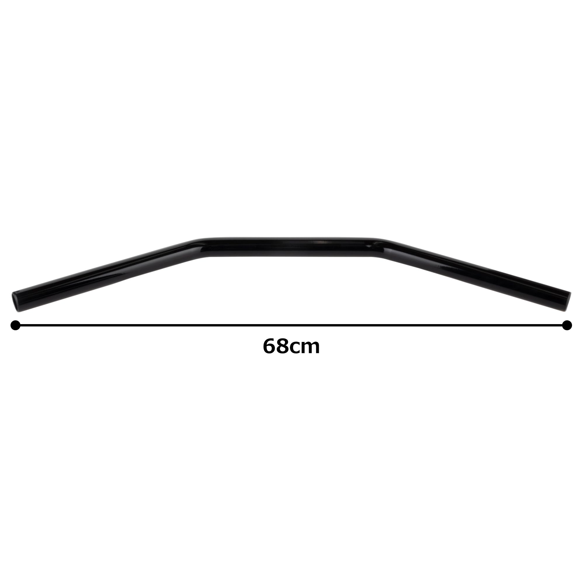 キジマ　ハイベントドラックバー ハーレーダビッドソン KIJIMA キジマ HD-04671 ハンドル FATドラッグバー ハイベント35