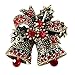 Produktbild Rcsinway Weihnachtsdekoration der europäischen und amerikanischen Weihnachtsglocken mit Diamanten Stereo-Brosche Retro exquisite Legierung hohlen Weihnachtsglocken Brosche Weihnachten Geschenk Stift e
