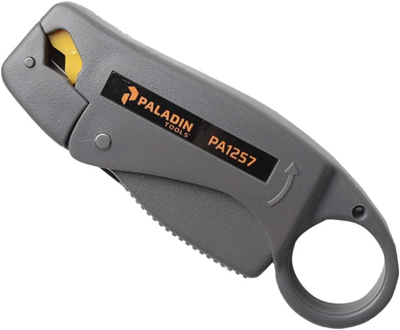 Paladin Tools PA1257 LC CST 2-Level Coax Stripper - RG59, RG6, RG6Q