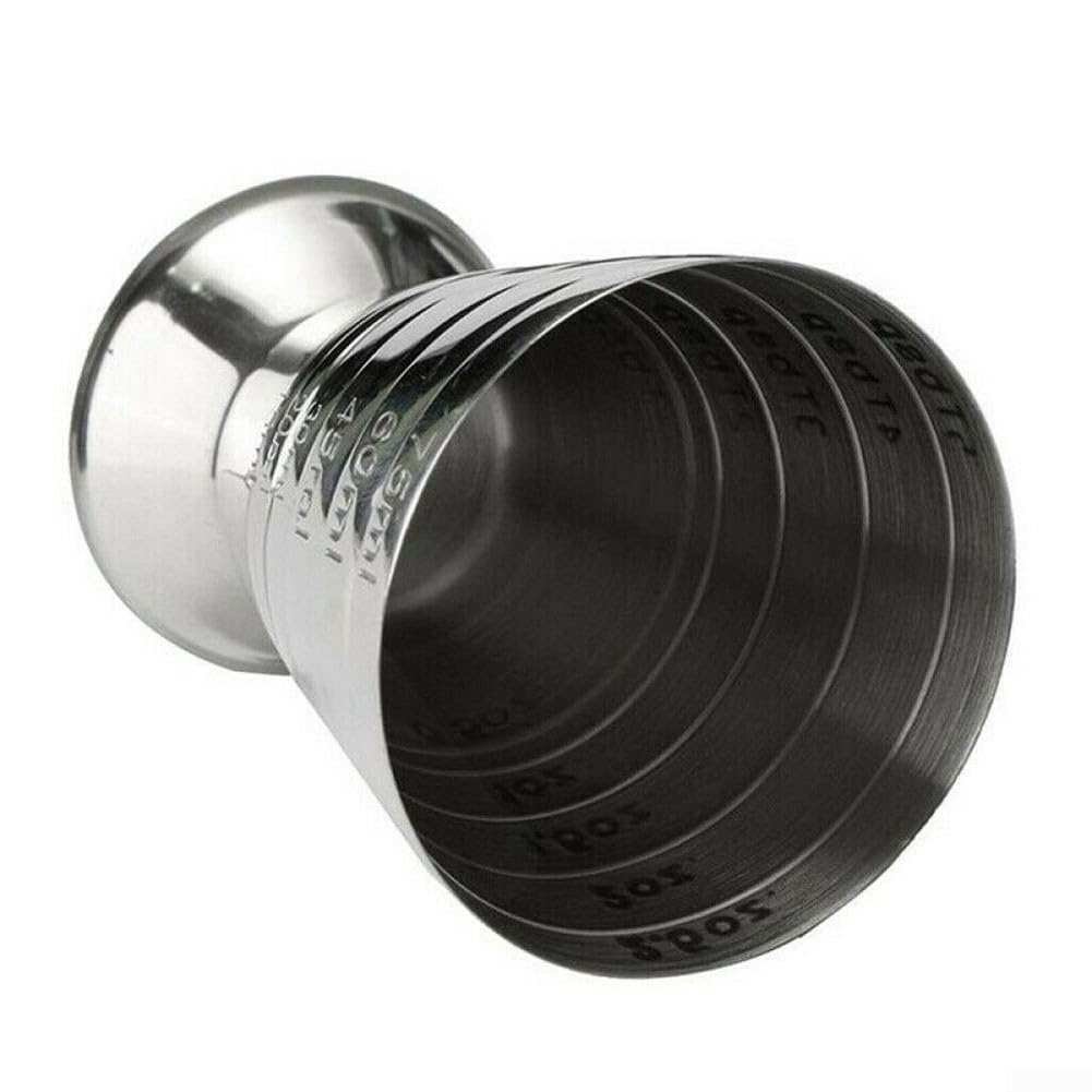 Great Choice Products Stainless Steel Measuring Cup, 2.5 Oz 75 Ml 5 Tbsp Cocktail Jiggers Pack Of 2 - View #7