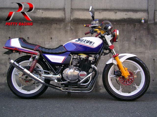 Amazon | PRETTY RACING製 GSX400F 分割式 50.8π (流タイプ2) PRETTY管