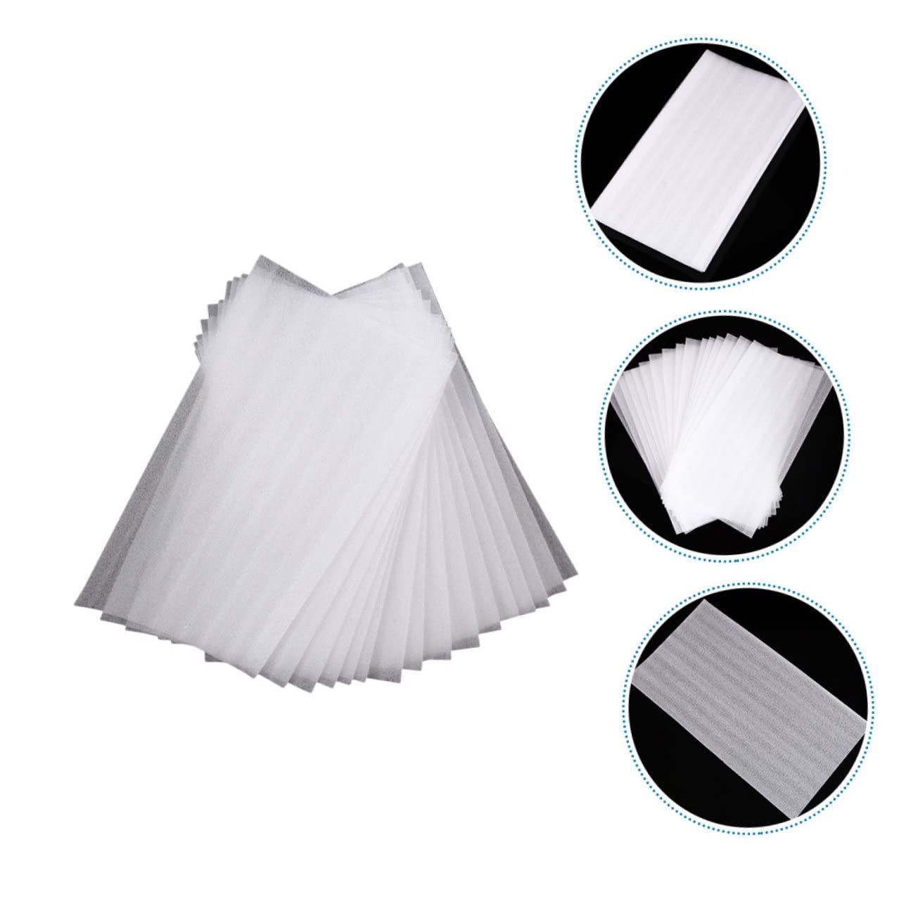 150sheets Hair Dye Paper Professional Salon Dyeing Separating Tool Reusable Insulation Hair Coloring Pad for Full Partial Highlights Water-soluble and