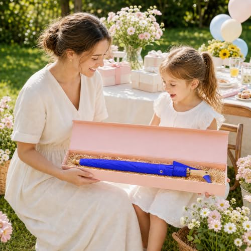 Wooden Duck Handle Umbrella Lightweight Portable, Kids Umbrella Boys 3-7 by ECOBRELLA - Used condition - Image 6