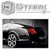 Stark 12" x 48" in / 1 x 4 Ft Glossy Red Smoke Tint Headlights Tail Lights Fog Lights Vinyl Wrap Film #1
