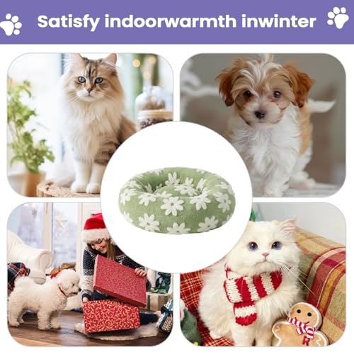 Coussin d'hiver chaud pour chat lavable avec design antidérapant doux - 6