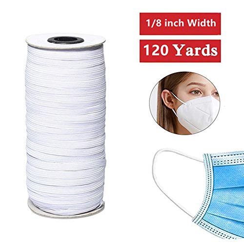 120 Yard Elastic Band Braid Rope Spool Elastic String for Sewing Craft DIY