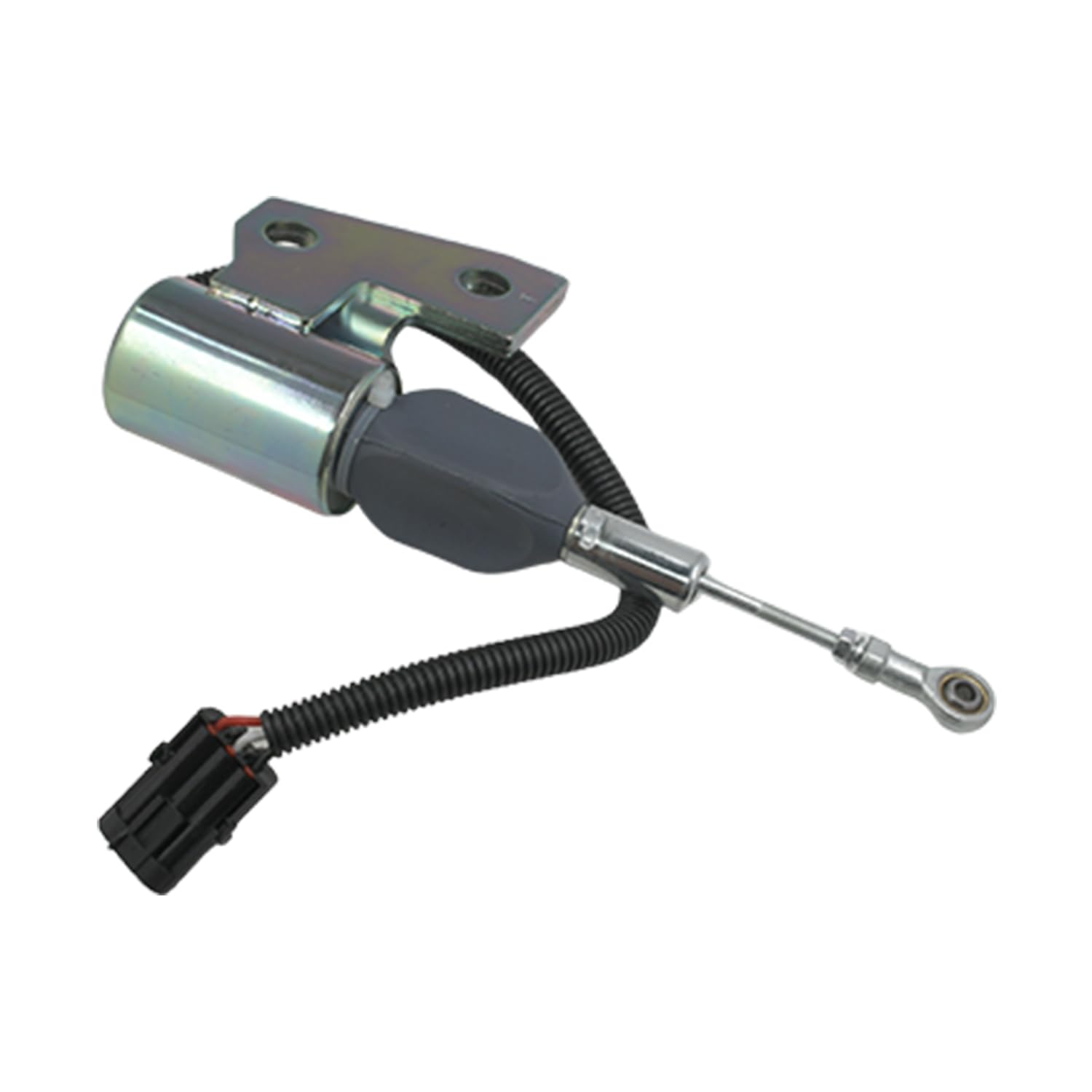 3991168 3964628 24 V Kraftstoffabschalt-Magnetspule, kompatibel mit Hyundai Bagger R130 R140LC-7 R170, kompatibel mit Koffer-Planierraupen 1150H 550G 1150G 850G Landwirtschaftliche Traktoren