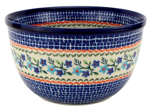 Tazón Mezclador Polish Pottery 2 Cuartos Cerámica miniatura 3