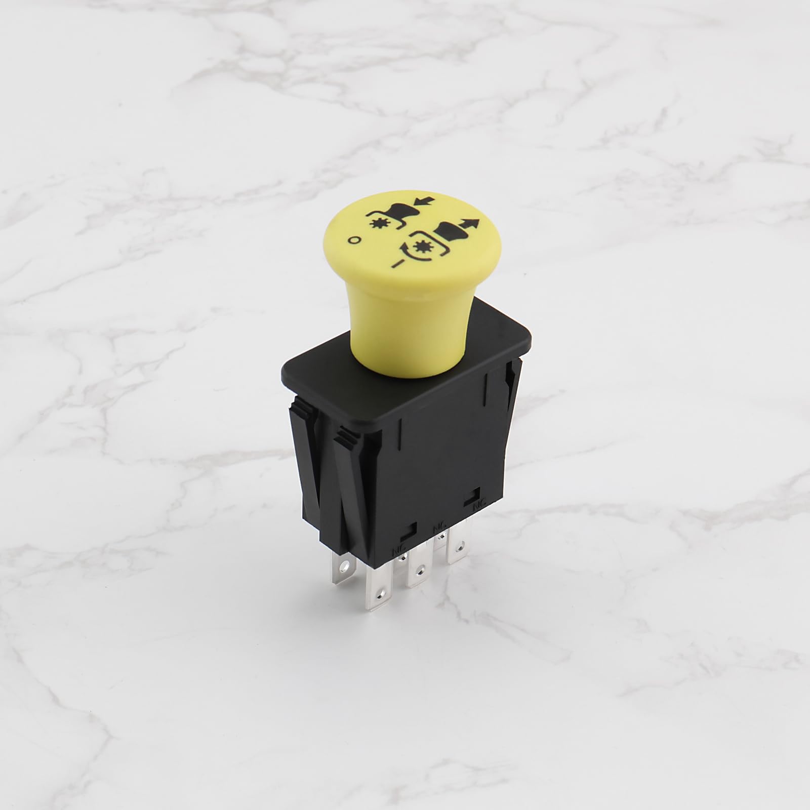1 interruttore PTO compatibile con John Deere L120 L130 D140 D150 D155 Compatibile con trattori da prato Scotts L2048 L2548 430-559 77,4 x 43,7 x 24,1 mm