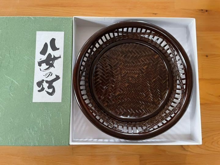Amazon.co.jp: 菓子鉢 草野屋 八女の巧 飛梅菓子鉢 らんたい漆器