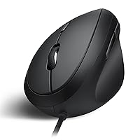Perixx PERIMICE-519 - Mouse ergonomico - Design verticale - dimensioni ridotte o in viaggio