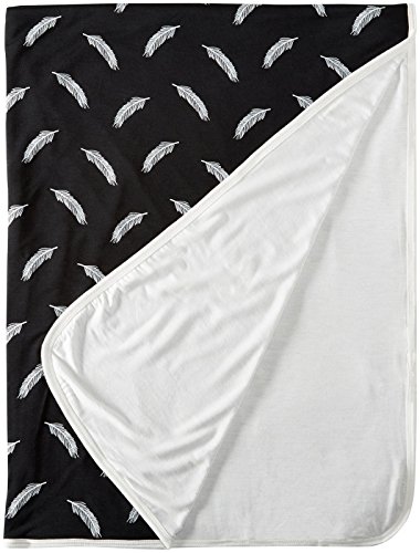 KicKee Pants Print Stroller Blanket, Midnight Falling Feather