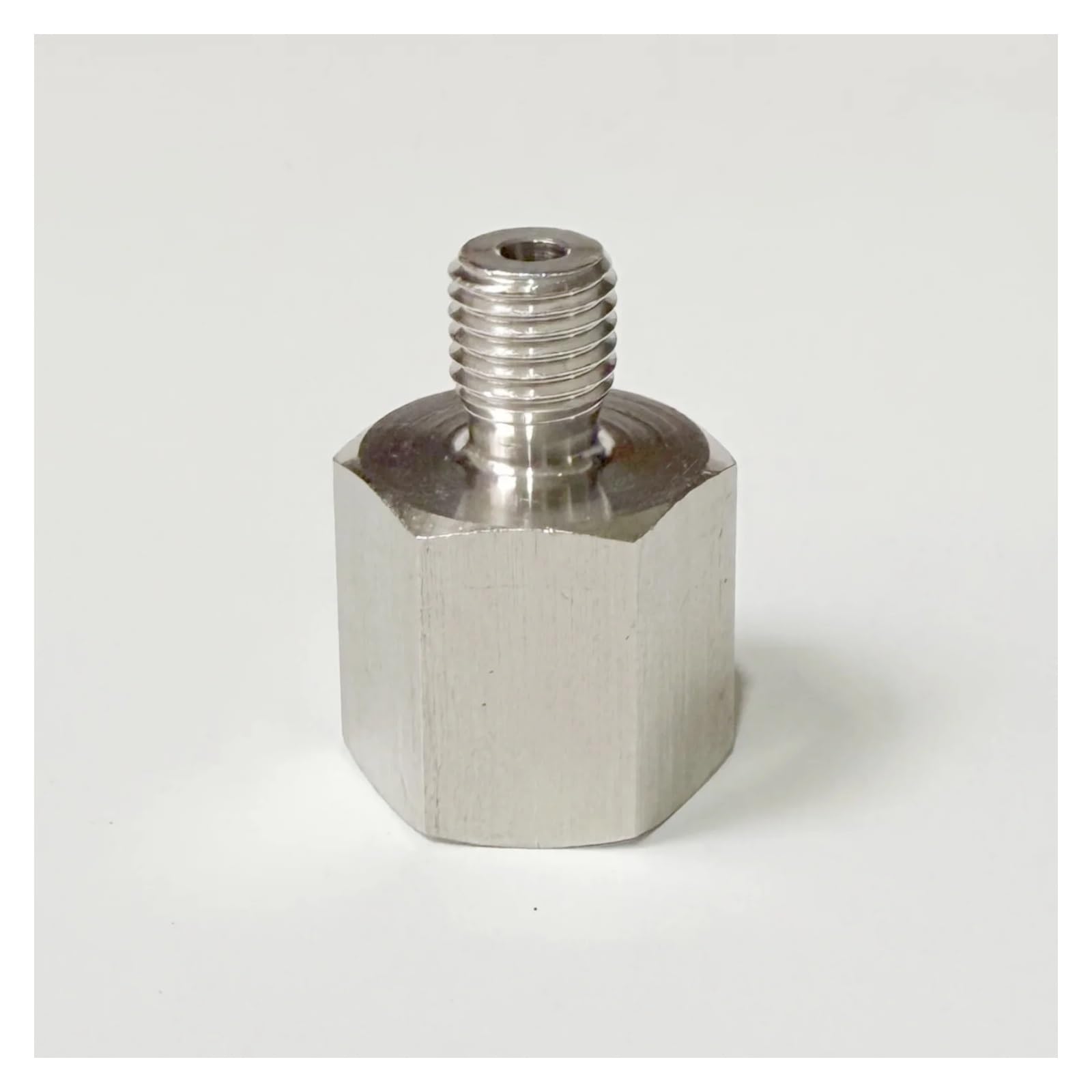Idgttldf Women's One Color M12x1.75 To M10x1.5 Male Thread 304 Stainless Steel High Pressure Reducing Pipe Fitting