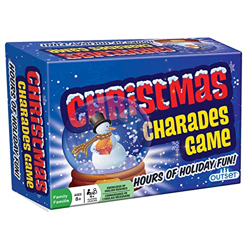 Christmas Charades Game - Outset Media Holiday Family Game Features 300 Charades Develops Critical Thinking Builds Imagination & Supports Creativity Hours Of Holiday Fun Ages 8+ 4+ Players