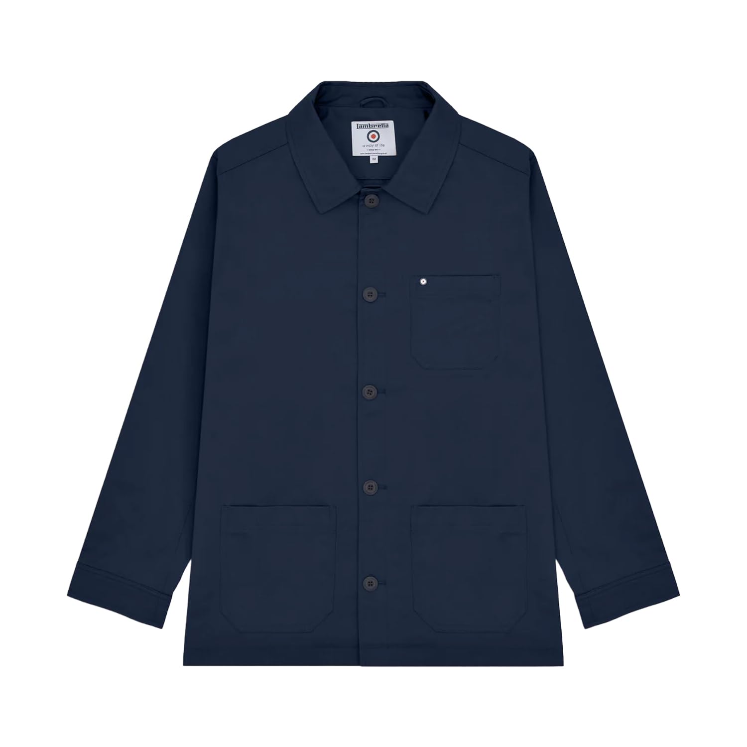 Lambretta Mens Bergen Harrington Jacket - Navy - XL