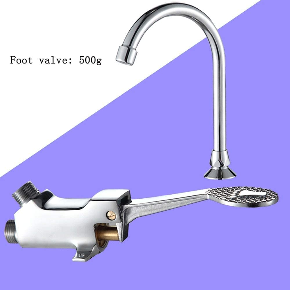 Grifos de instalación de pie Grifo de agua caliente y fría con pedal/válvula de pie más grifo individual good