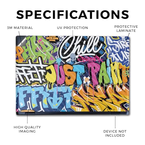 Image of Carbon Fiber Laptop Skin Compatible with Alienware M16 R2 (2024) - Just Paint - Premium 3M Vinyl Protective Wrap Decal Cover - Easy to Apply | Crafted in The USA by MightySkins