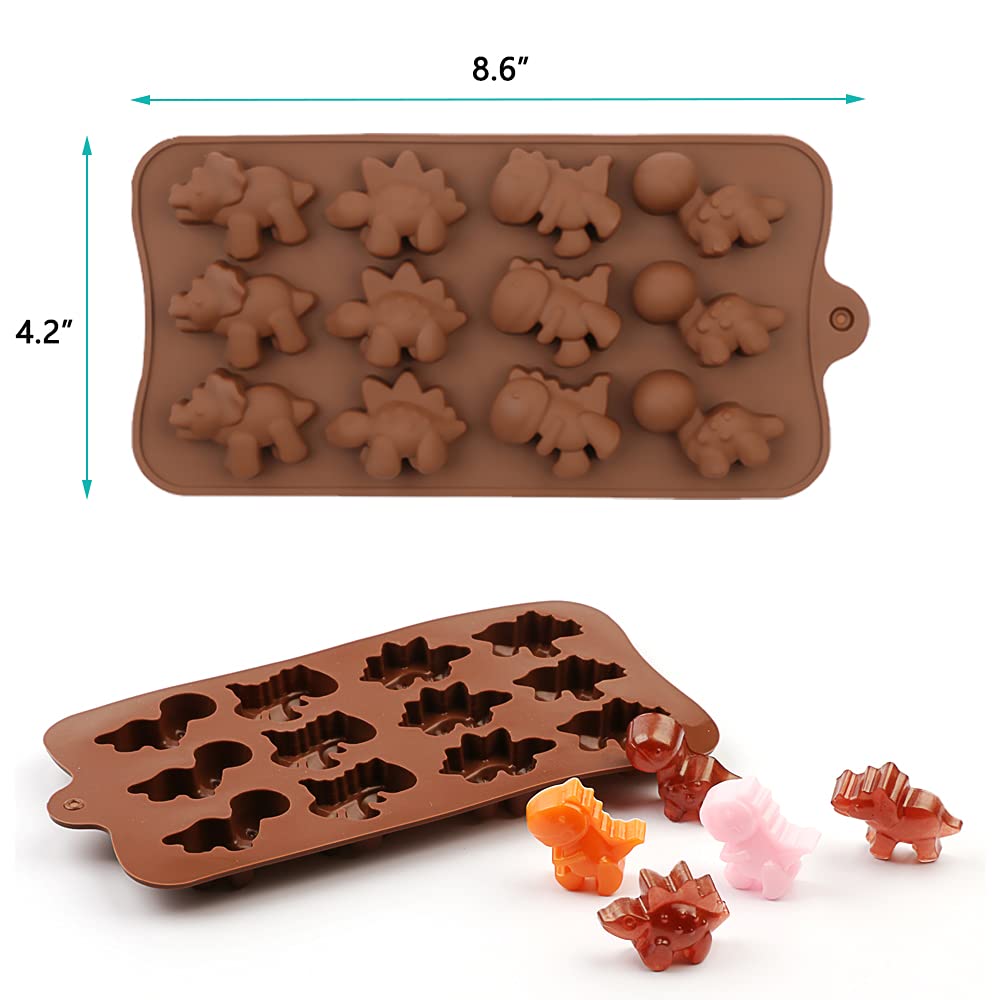 Molde Para Pastel De Silicona Chocolate Frío DIY Hecho A Mano Jabon Molde 8 Pequeno Oso Leon Hipopotamo Animal 32222074829
