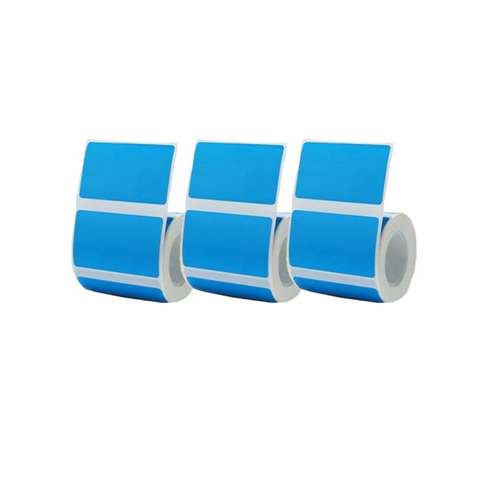 Etichette adesive termiche da 50x30 mm Carte in rotolo stampabili autoadesive dirette a colori Cartellini dei prezzi con nomi domestici durevoli(660psc blue)