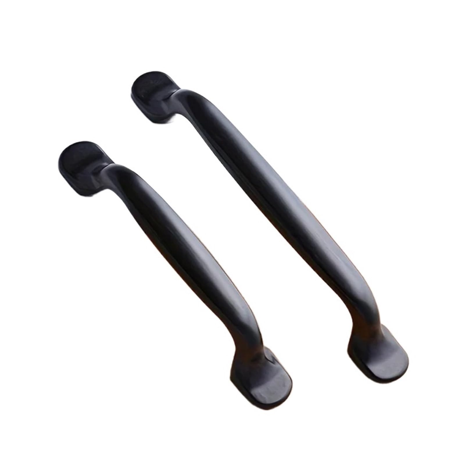 Rugaikerba 128Mm Furniture Drawer Pulls, Black Finish, 2 Pieces Set