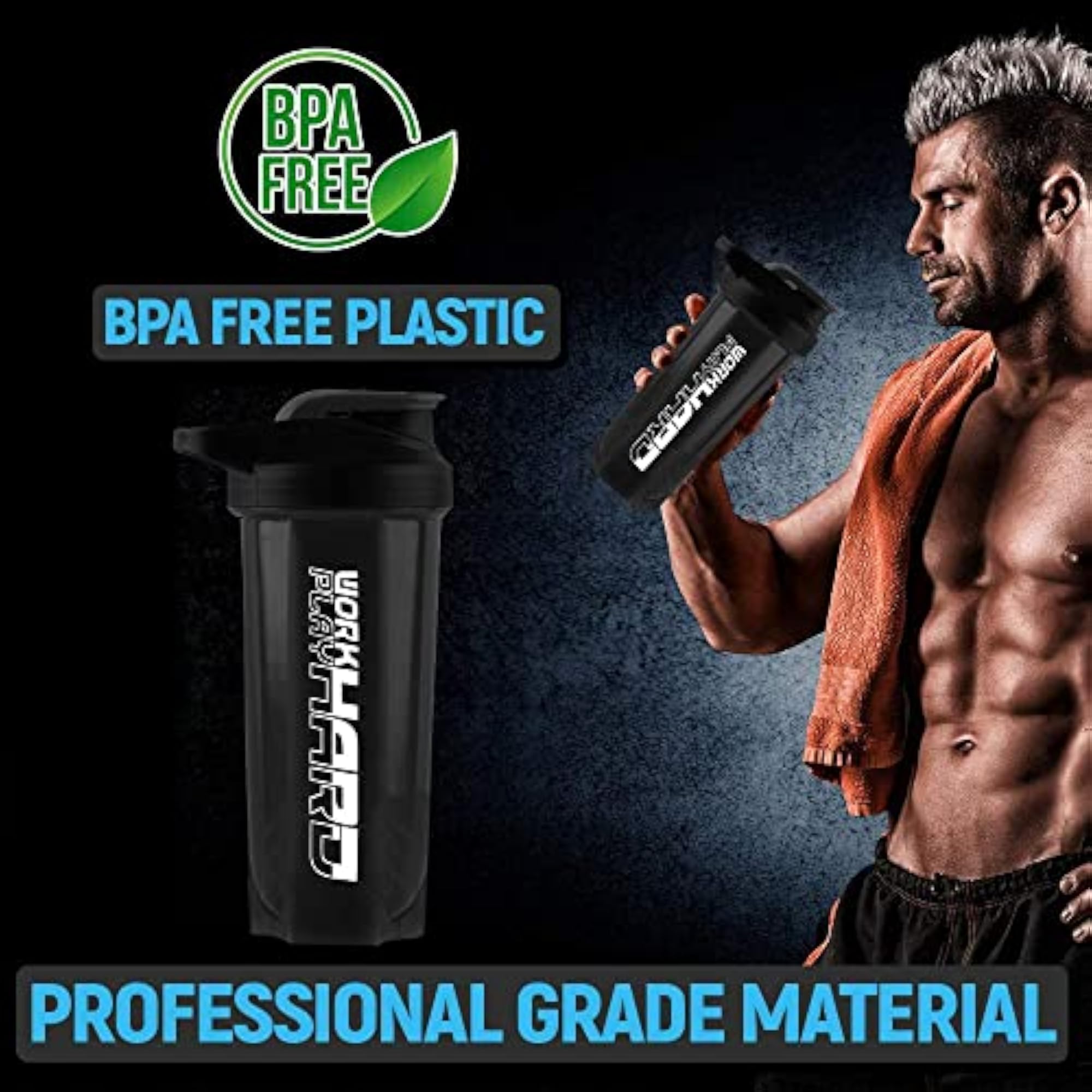 Gym Bag Ultimate Combo with Protein Shaker Bottle