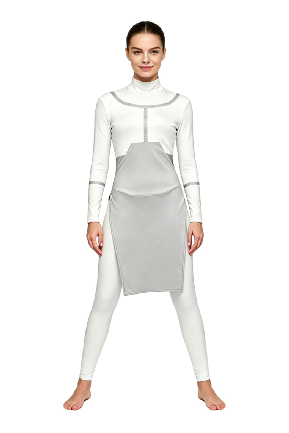 Wocloey Invincible Cosplay Costume Jumpsuit Mark Grayson Bodysuit White One-piece Mens Invincible Halloween Outfits, White Women, L