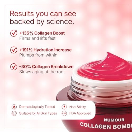 Image of Numour Hydration & Collagen Bundle | India's 1st Smart Jars with Red & Blue LED Therapy | 7% Hyaluronic Acid, Sonic Massage, Korean Collagen | Deep Hydration, Firming & Anti-Aging | All skin types