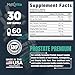 MaxVita Prostate Premium - Saw Palmetto for Men, Stinging Nettle, Ashwagandha, Lycopene, Bladder & Urinary Relief, Prostate Supplement for Men, 60ct