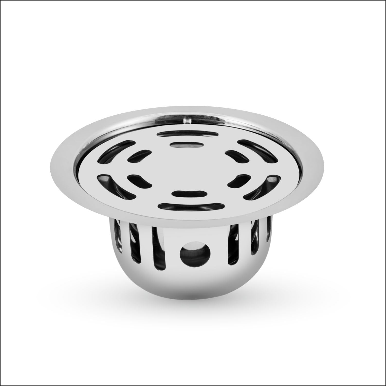 Sanjay Chilly Round Ringo Cockroach Trap 80mm 3 INCH Floor Drain Jali 304 Grade Stainless Steel Kitchen Floor Trap Anti Cockroach & Insects Long Lasting for Bathroom