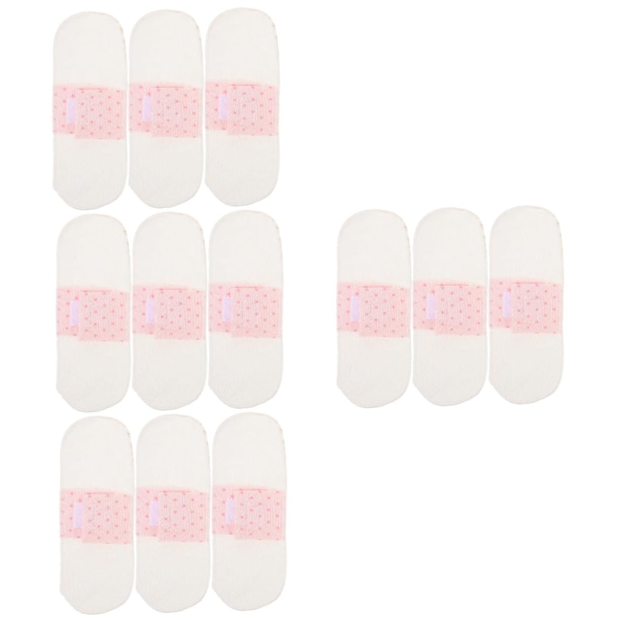 Healvian 12piezas Compresas Menstruales Reutilizables Lavables y Portátiles Material y Transpirable Impermeables Para Mujeres Para Embarazadas y Postparto