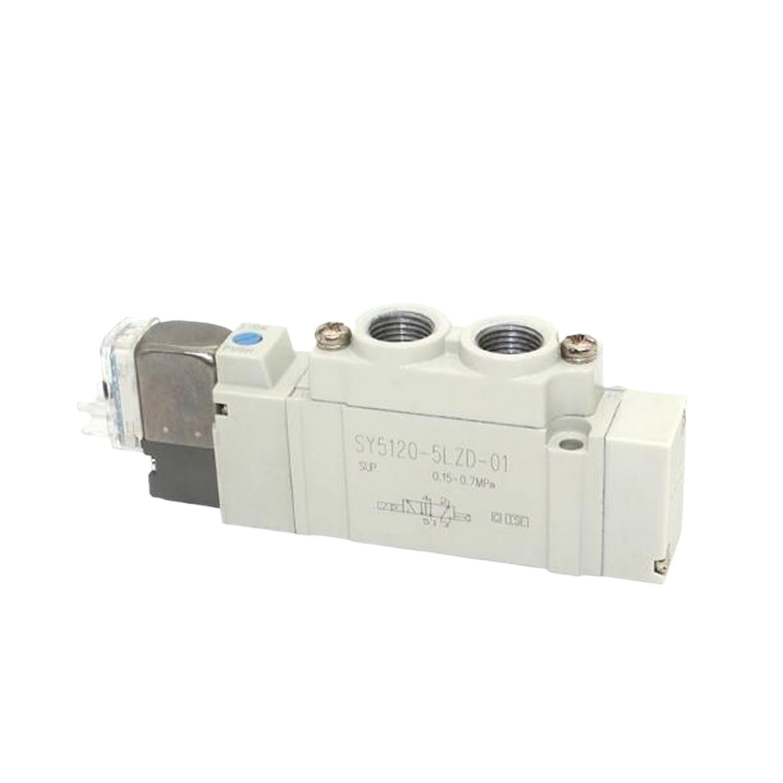 Électrovanne SY3220-5LZD-C6 DC24V distributeur pneumatique 2 positions double port 6 mm