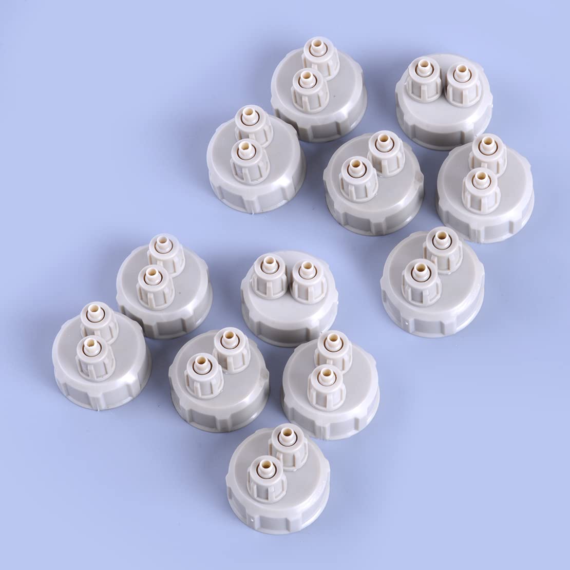 Jauge 12 pièces pour système de génération de CO2, Bouchon de Bouteille, Valve de Diffusion d'air pour Aquarium, réservoir à Poissons