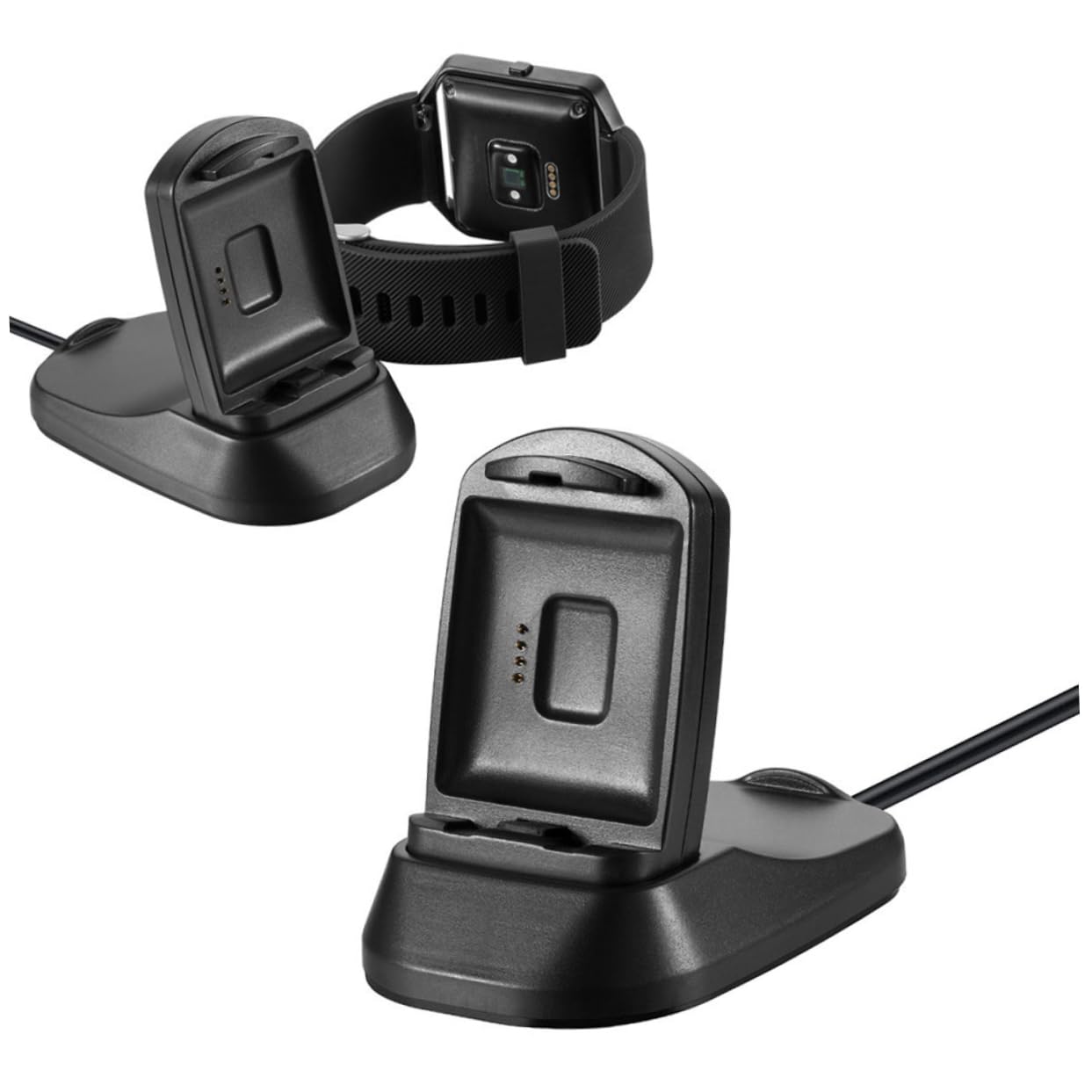 UPKOCH 3pezzi Supporto Di Ricarica Per Smartwatch Blaze Con Cavo Usb Stazione Di Caricamento Compatta e Leggera Per Viaggi e Uso Quotidiano Sicurezza Garantita e Ricarica Veloce