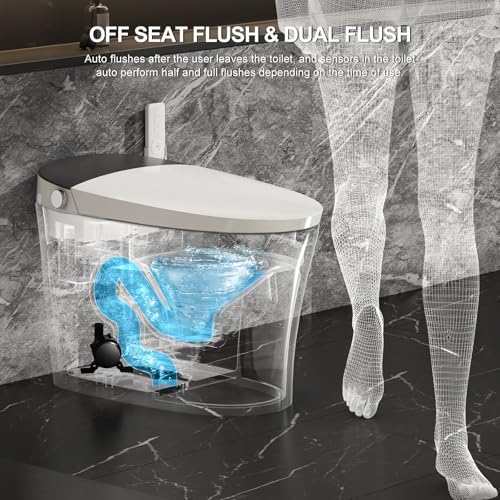 Hawkrown Smart Toilet With Bidet Built In thumb #3