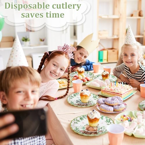 Fuyoooo 60 Pcs Jungle Safari Baby Shower Plates Paper Boys Girls Woodland Animals Birthday Party Decorations 7 Inch Disposable Zoo Animal Dinnerware Plates thumb #4