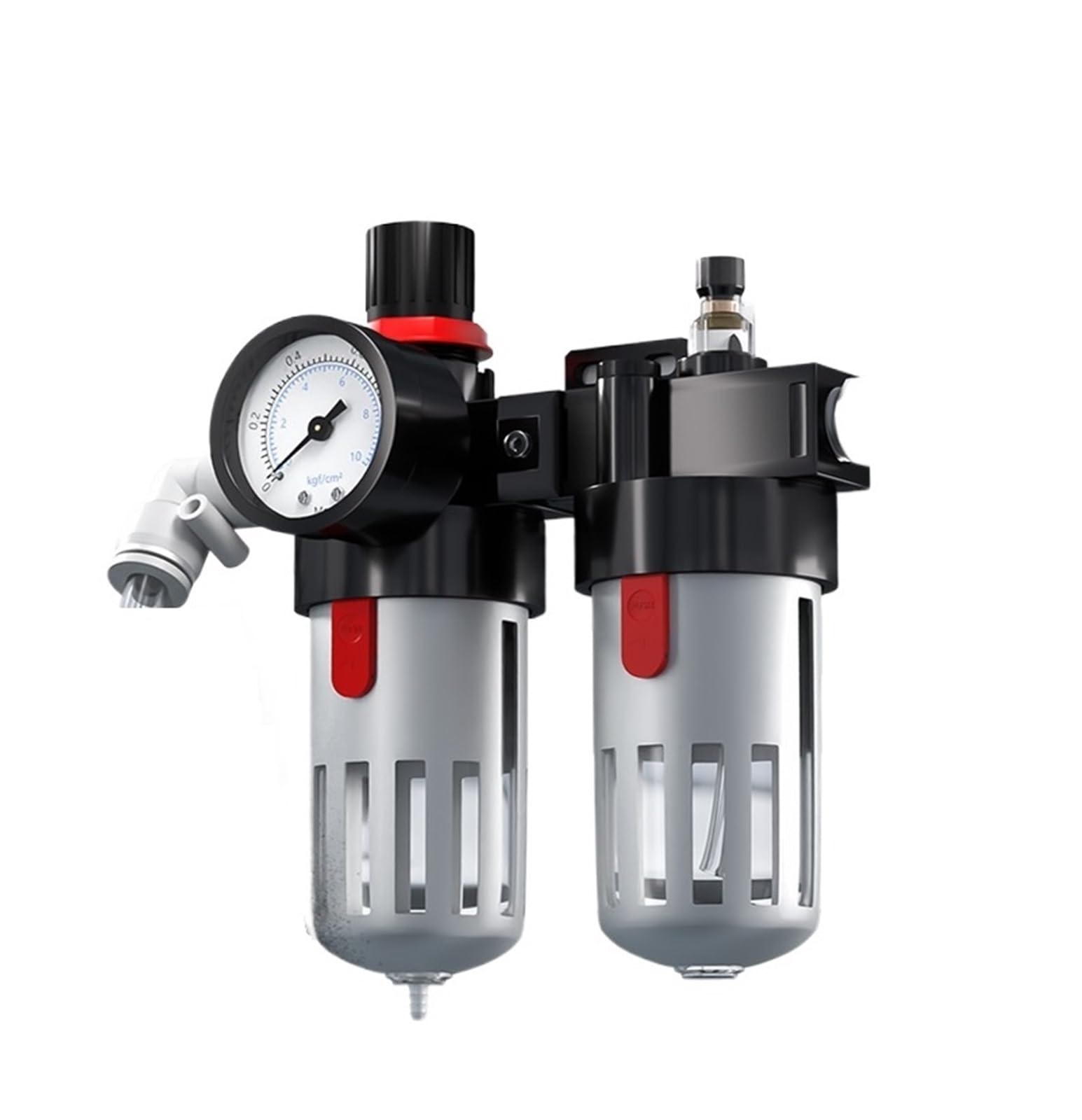 Filtro separador de aceite y agua, compresor de aire de dos piezas, regulador de presión, procesador de fuente de aire BFC2000/3000/4000(BFC3000 with 10MM)