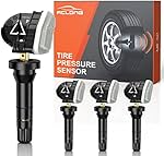 ACLONG TPMS Sensor for Buick/Chevrolet/Cadillac/GMC, Pre-Programmed TPS Tire Pressure Sensors, 433 MHz Tire Pressure Monitoring System Sensor, Replaces 13598773-4 Pack