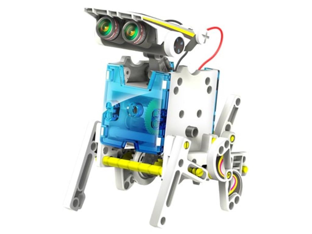 Velleman Kit Robot Solar 14 en 1, construye 14 Robots Que Funcionan con energía Solar, Set Educativo Stem, Juguete científico para jóvenes y Adultos, sin Pilas