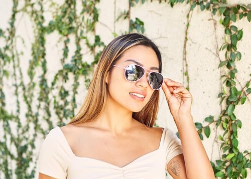 Image of OWL Aviator Pilot Sunglasses for Women and Men Size Medium Gold, Black, Silver, Bronze, Colorful Metal Frame