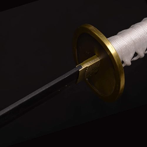 Miniatura 7 de Sword Fort - Espada de anime japonés katana hecha a mano, espada samurái, Roronoa Zoro, Kitetsu, Shusui, Wado Ichimonji