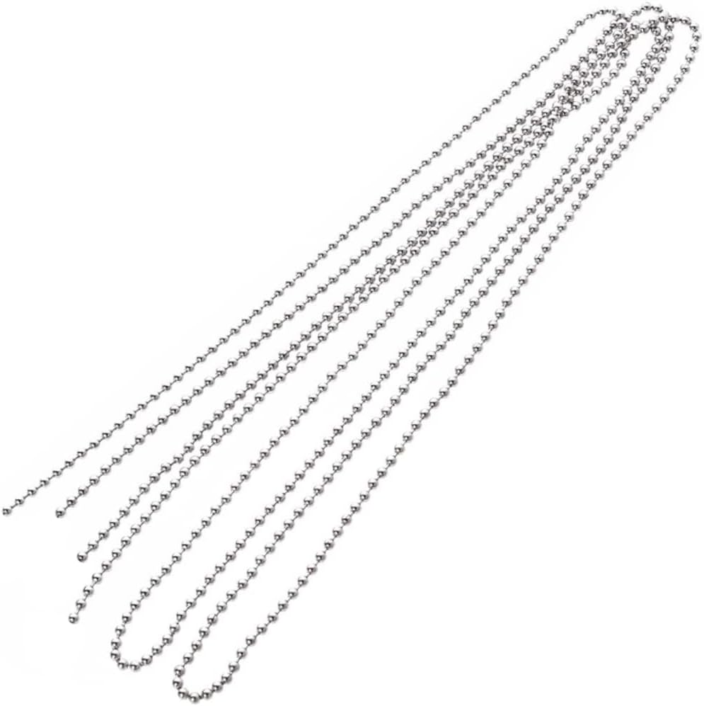 Balacoo 3sets Ceiling Fan Pull Chain Light Pull Rope Connector Extend Chain Length for Home Easy to Use 2pcs*3